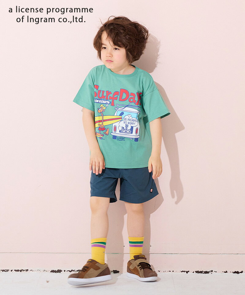 【SALE／31%OFF】【別注】SURF DAYS プリントTee マーキーズ 子供服 キッズ ベビー男の子 女の子 トップス 半袖 2025SS【メール便対象／日時指定不可】 markeys-10014978 MARKEY’S サンプル画像3