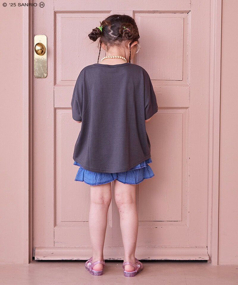 【SALE／21%OFF】【別注】マイメロディ ワイドTシャツマーキーズ 子供服 キッズ ベ...
