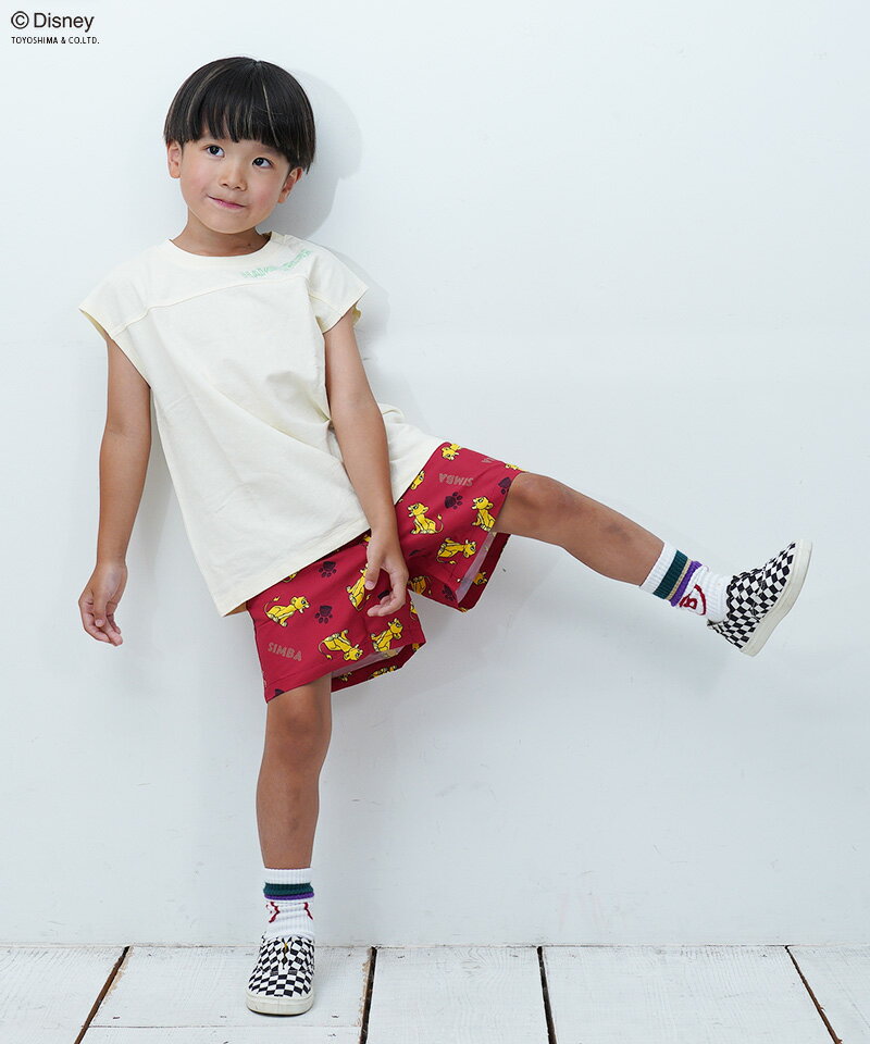 【SALE／20%OFF】【別注】ディズニー総柄プリントハーフパンツマーキーズ 子供服 キッズ ベビー 男の子 女の子 ボトムス ショートパンツ 2025SS【メール便対象／日時指定不可】 3