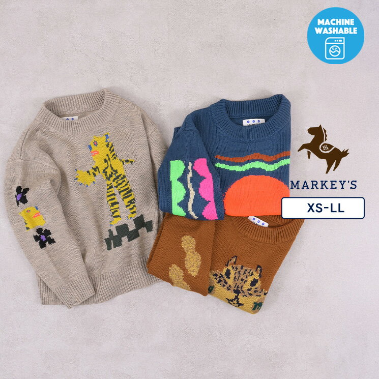 ※一部クーポン対象外※【マシンウォッシャブル】クルーネックセーター 子供服 キッズ ベビー 男の子 女の子 トップス 長袖 ニット 2025AW