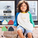 【SALE/23%OFF】【水陸両用】配色プリントラグランTマーキーズ 子供服 キッズ ベビー 男の子 女の子 トップス 半袖 セットアップ対応 2025SS【...