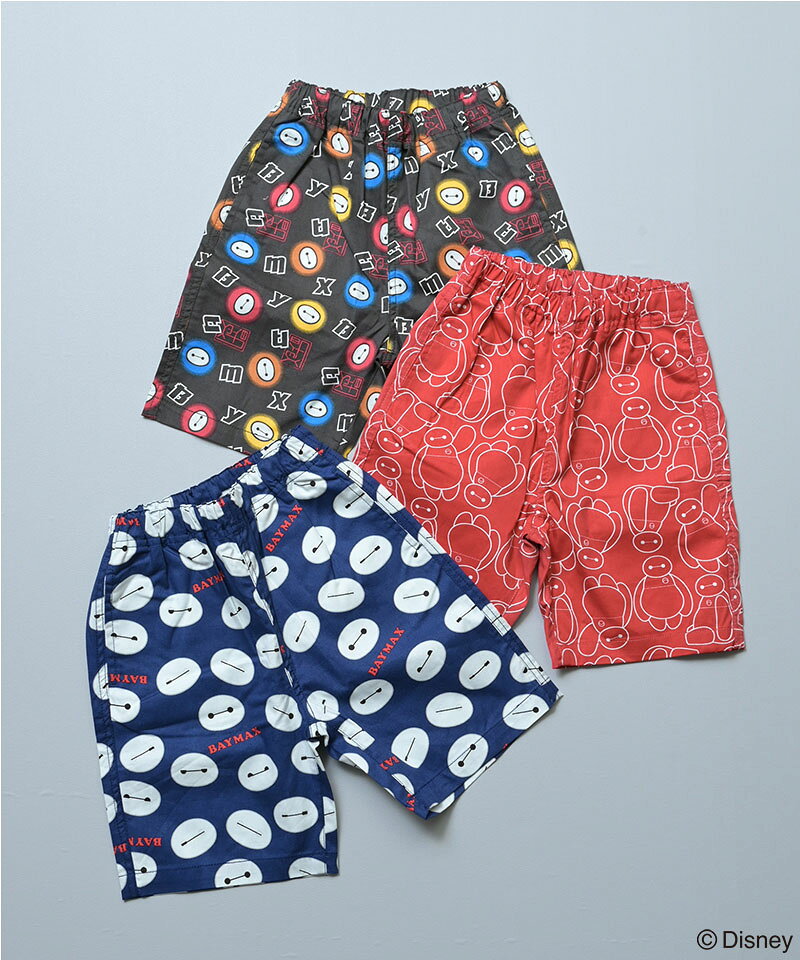 【SALE／50%OFF】【別注】ベイマックス総柄ショートパンツ 子供服 男の子 女の子 ...