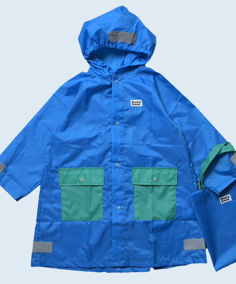 レインコート（XS:90-100/S:100-110/M:110-120/L:120-130） オーシャンアンドグラ...
