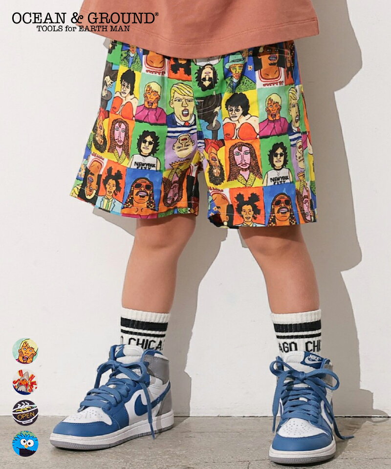 Rakuten - 【綿100％】【セットアップ】サンフランシスコショーツ　オーシャンアンドグラウンド 子供服 キッズ ベビー 男の子 女の子 ハーフパンツ 2026SS【メール便対象／日時指定不可】