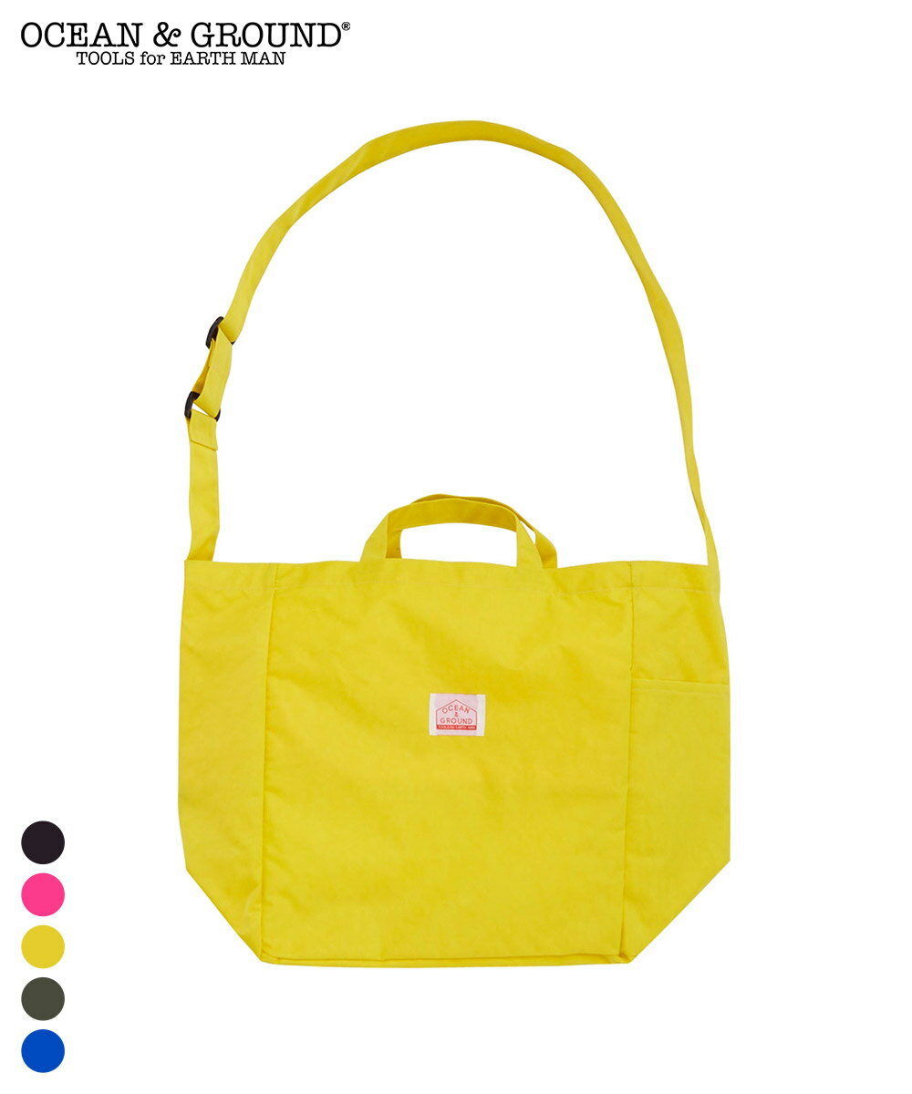 Rakuten - ショルダープールバッグ ショルダープールBAG オーシャンアンドグラウンド キッズ 男の子 女の子 撥水 ナイロン 軽量 大容量 斜めがけ スイムバッグ ビーチバッグ 巾着 シンプル 小学生 高学年 水泳バッグ 2026SS