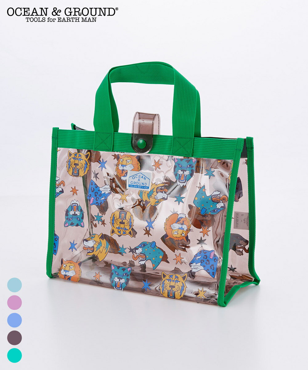 Rakuten - 総柄プールバッグ プールBAG BEACH PARK オーシャンアンドグラウンド 子供服 キッズ ベビー 男の子 女の子 トートバッグ スイムバッグ ビーチバッグ 水泳 アウトドア 水泳 夏 レジャー 2026SS