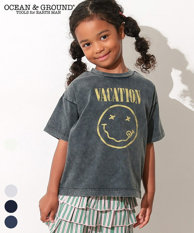 Rakuten - バンドTシャツ (80〜140cm) オーシャンアンドグラウンド 子供服 キッズ ベビー 男の子 女の子 トップス 半袖 パロディ 綿100％ 2026SS【メール便対象／日時指定不可】