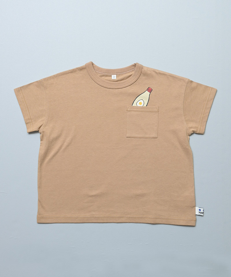 【SALE／50%OFF】【親子お揃い】ポケットひょっこりTシャツ（XS〜LL）綿100％ プリ...