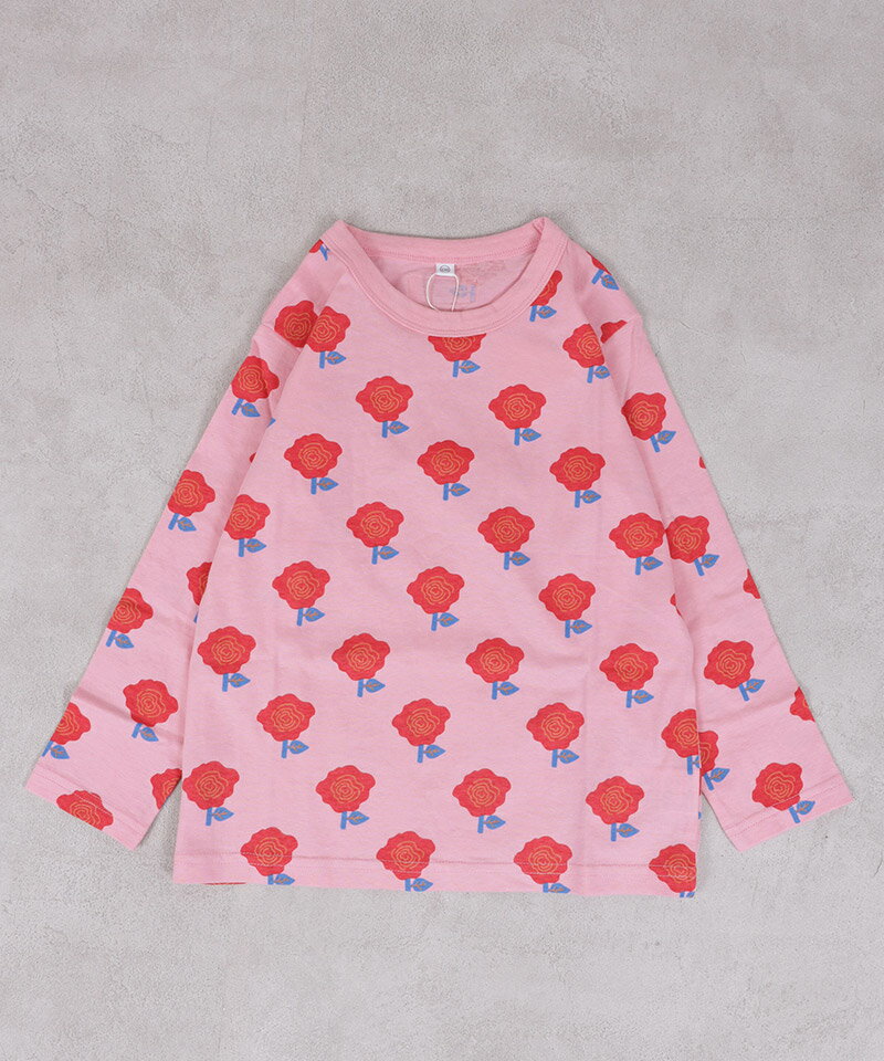 【SALE／26%OFF】【定番】総柄長袖Tシャツ 子供服 男の子 女の子 ベビー スウェッ...