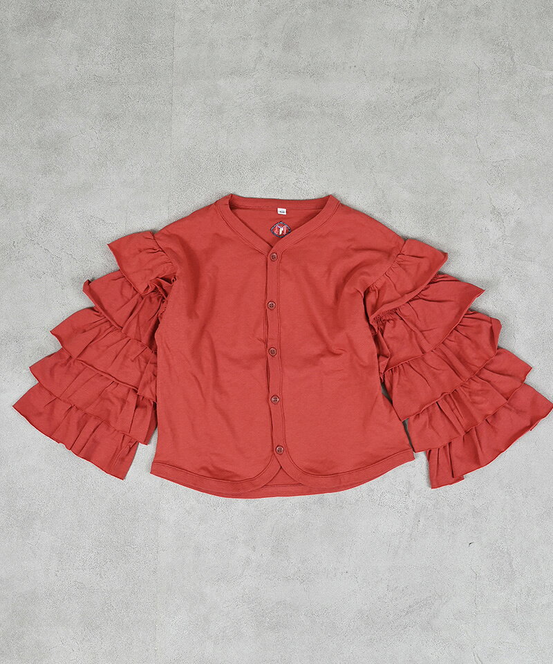 【再入荷】【春物SALE／50%OFF】【親子お揃い】DANDANカーディガン（90〜150cm） 子供服 キッズ ベビー 男の子 女の子 トップス 上着 羽織 長袖 カジュアル ダンス 2026SS markeys-10016031 MARKEY’S サンプル画像3