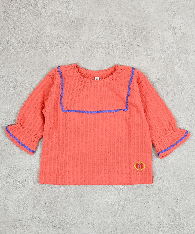 MARKEY’Sの【SALE／40%OFF】ニットサッカーNAMINAMIベビーカットソー　子供服 男の子 女の子 ベビー 長袖 ロンT 2026SS【メール便対象／日時指定不可】｜アングル3