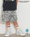 【SALE/30%OFF】総柄水陸トラックショーツオーシャンアンドグラウンド 子供服 キッズ ベビー 男の子 女の子 ボトムス ハーフパンツ 総柄 2025SS【メール便対象/日時指定不可】