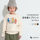 ＼SALE商品 MORE20％OFF／ パロディプリントBIGスウェット（80～140cm） マーキーズ 子供服 キッズ ベビー 男の子 女の子 トップス トレーナー スウェット 長袖 2023AW