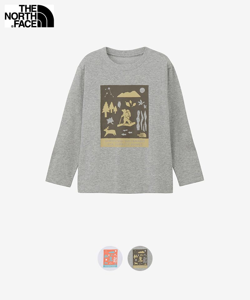 B L/S Shiretoko TokoTee（100〜120cm） THE NORTH FACE ノースフェイス セレクト 子供服 キッズ ベビー 男の子 女の子 トップス 長袖 ロンT 2025AWのサムネイル