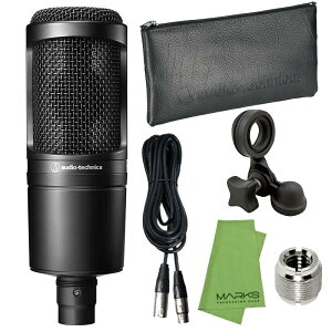 audio-technica AT2020 + TRUE DYNA TDXLR-05 + マークスオリジナルクロス セット（新品）【送料無料】【区分B】