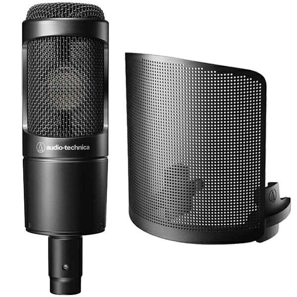 500円OFFクーポン／audio-technica AT2035 + ポップフィルター AT8175 セット（新品）