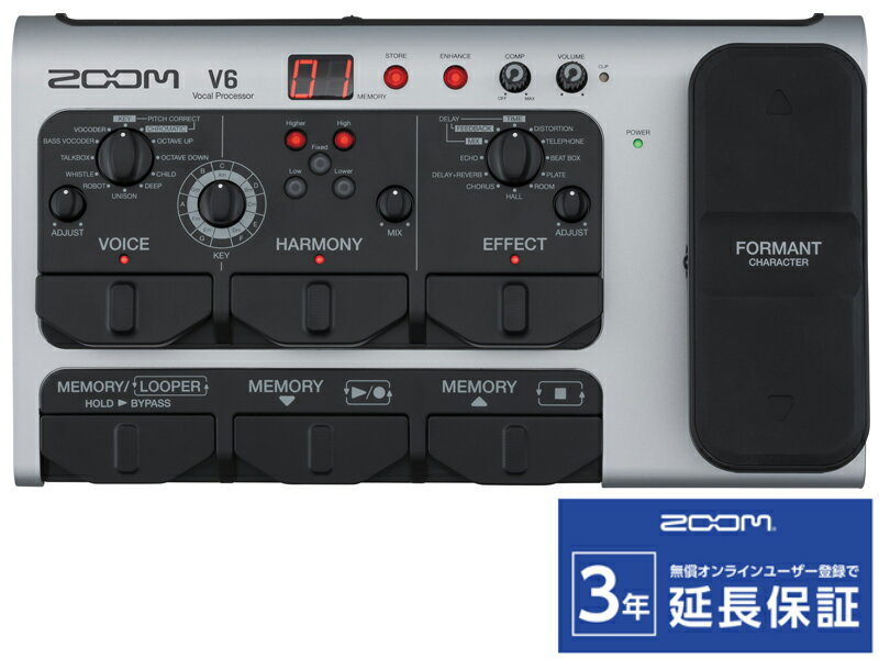 【即納可能】ZOOM V6-SP（新品）【送料無料】【区分B】