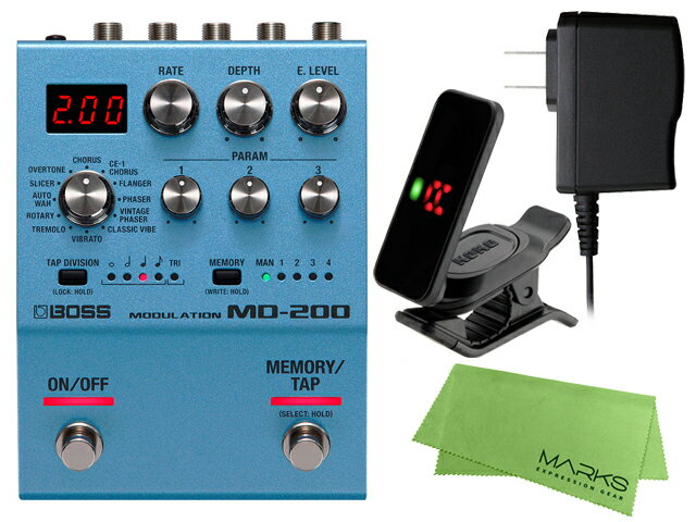 BOSS MD-200 + ����AC�����ץ��� PSA-100S2 + KORG Pitchclip 2 PC-2 + �ޡ��������ꥸ�ʥ륯���� ���åȡ����ե�...