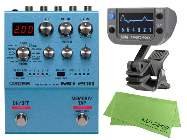 【即納可能】BOSS MD-200 + KORG AW-OTG-POLY + マークスオリジナルクロス セット（新品）【送料無料】【区分A】