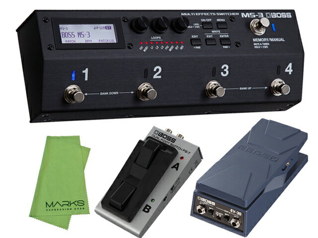 BOSS MS-3 + EV-30 + FS-7 åȡޥեʬC