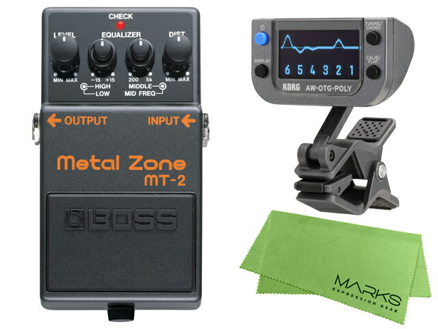 【即納可能】BOSS Metal Zone MT-2 + KORG AW-OTG-POLY + マークスオリジナルクロス セット（新品）【送料無料】【区分A】