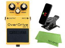 BOSS OverDrive OD-3 + KORG Pitchclip 2 PC-2 + マークスオリジナルクロス セット コンパクトエフェクター【配送区分A】