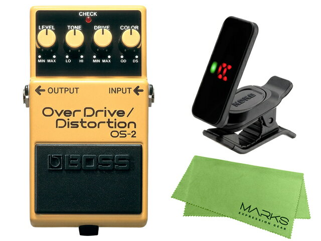 y[\zBOSS OverDrive^Distortion OS-2 + KORG Pitchclip 2 PC-2 + }[NXIWiNX ZbgiVijyzy敪Az