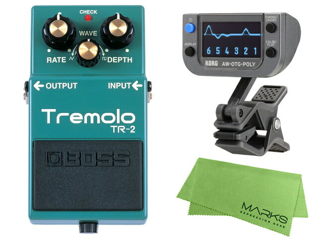 【即納可能】BOSS Tremolo TR-2 KORG AW-OTG-POLY マークスオリジナルクロス セット（新品）【送料無料】【区分A】