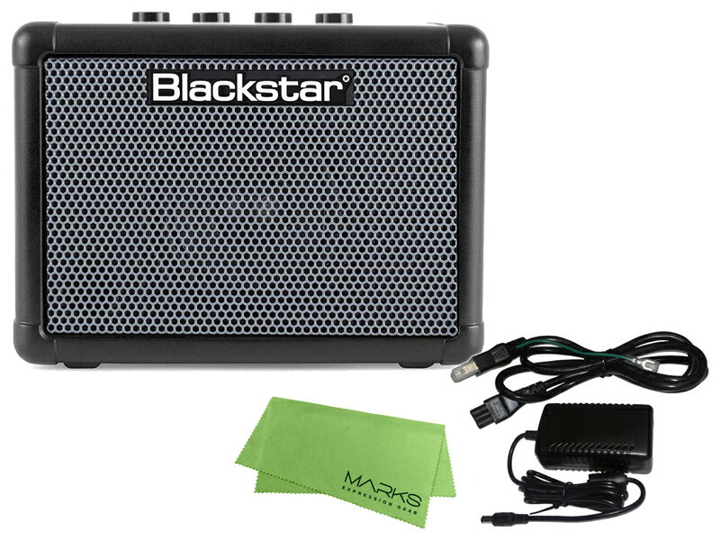 Blackstar FLY 3 BASS 純正ACアダプター FLY-PSU マークスミュージック オリジナルクロス セット（新品）【送料無料】【区分A】