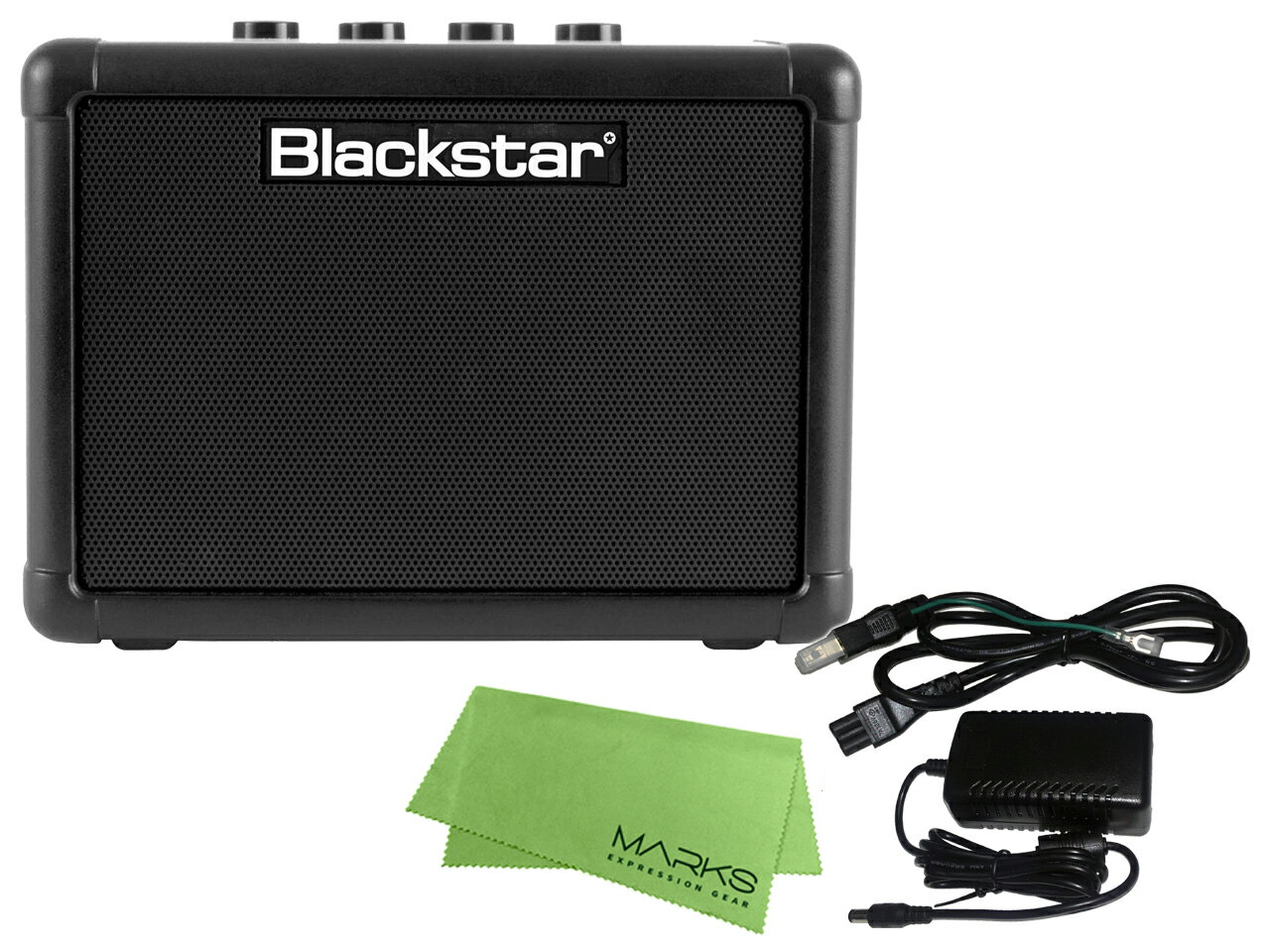 Blackstar FLY 3 + 純正ACアダプター FLY-PSU + マークスミュージック オリジナルクロス セット（新品）