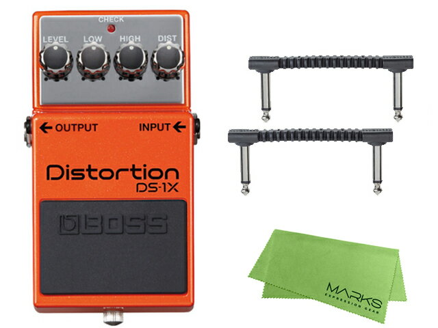 【即納可能】BOSS Distortion DS-1X WARWICK パッチケーブル 2本 クロス セット（新品）【送料無料】【区分A】