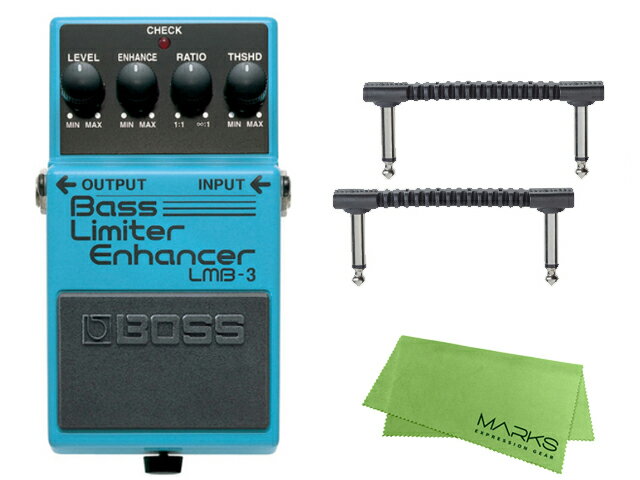 BOSS Bass Limiter Enhancer LMB-3+ WARWICK パッチケーブル 2本+ クロス セット（新品）