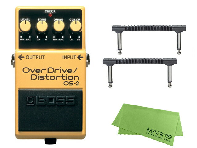 【即納可能】BOSS OverDrive／Distortion OS-2 WARWICK パッチケーブル 2本 クロス セット（新品）【送料無料】【区分A】