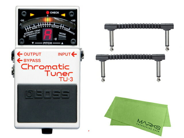 BOSS Chromatic Tuner TU-3+ WARWICK パッチケーブル 2本+ クロス セット（新品）