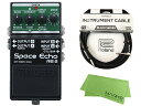 ■店舗在庫あります！即納可能!!■ Compact Space Echo RE-2 は、Roland RE-201 Space Echo をかつてないレベルで再現したコンパクト・ペダルです。 1974 年にリリースされたRE-201 は、世界中のミュージシャンから愛されているレジェンド・プロダクト であり、リズミカルで温かみのあるエコー・サウンドは唯一無二の世界観を作り出します。オリジナルを知 り尽くしたBOSS がサウンドと挙動まで再現したRE-2 には、ミュージシャンが心地よいと感じるSpace Echo の魅力が凝縮されています。 ・Roland RE-201 Space Echo のサウンドと振舞いを、かつてないレベルで再現したコンパクト・ペダル ・温かみ のある唯一無二のエコー・サウンドは、オリジナルの2倍の長さで使用可能 ・オリジナルの内蔵SPRING REVERB を完全再現 ・3 つの再生ヘッドとリバーブを組み合わせることで11 種類のサウンド・バリエーションを実現 ・WOW ＆ FLUTTER ノブにより得られる、心地よいモジュレーション効果 ・本体のフットスイッチを長押しすることで、タップテンポの入力やTWIST 効果を得ることが可能 ・ダイレクト音 は、アナログ・ドライ・スルーとオリジナル・プリアンプ・サウンドから選択して出力可 能 ・キャリーオーバー・スイッチにより、エフェクトをOFF した際に残響を残すか、残さないかを選択可能 ・ステレオ対応の入出力端子を装備 ・外部フットスイッチやエクスプレッション・ペダルを接続することで、様々なパラメーターを足元でコン トロール可能 ・安心の長期5年保証 伝説の名機“Space Echo” テープ・エコーは、やまびこ効果を得ることのできる最初のエフェクターで、温かみのあるダイナミックな サウンドが多くのミュージシャンを魅了しました。 1974 年に誕生したRoland RE-201 SpaceEcho は、再生ヘッドが1つ搭載された一般的なユニットとは異な り、等間隔で配置された3 つの再生ヘッドにより、リズミカルなエコーを実現。また、テープへの負荷を最 小限に留めることで高いパフォーマンスを発揮する、革新的なフリーランニング方式が採用されました。ア イコニックなサウンドが得られるSPRINGREVERB も内蔵しており、これらの設定やコントロールはフロント のノブで簡単に調節可能。また、アナログのプリアンプ部では、サウンドにこだわりの強いミュージシャン が好む、楽器としての魅力を引き出すエッセンスが加えられていました。 名機の魅力を凝縮 BOSS は長年に渡り蓄積してきたSpaceEcho に関する膨大なデータに加え 、自社で保管している貴重なミン ト・コンディションのオリジナル・ユニットと、複数のヴィンテージRE-201 を徹底的に再解析。録音／再 生のメカニズムやモーター動作などの検証を慎重に重ねた上で、SpaceEcho の魅力をコンパクト・ペダルの 筐体に凝縮しました。 オリジナル同様、3 つの再生ヘッドとリバーブの組み合わせをMODE ノブで簡単に選択可能。REPEATRATE はオリジナルの2倍の長さへと拡張することもできるため、 現代の音楽でも十分な魅力を発揮します。 WOW&FLUTTERノブでは、磁気テープの回転が不安定になることで発生する自然なモジュレーション 効果をコントロール。また、これらのノブはオリジナルと同様の挙動まで再現しているので、過激な設定で 発振音を得る際にも、オリジナルを触っているかの様な生々しい機構の動きを感じながらリアルタイム・コ ントロールが行えます。 さらに、ダイレクト音をプリアンプに通すか通さないかも選択可能。プリアンプ通過時にはSpaceEcho 特有 の温かみのあるダイレクト・サウンドが得られます。RE-2 は、SpaceEcho の魅力をコンパクト・ペダルに 凝縮した。ペダルボードに追加しやすいモデルです。 便利な機能 RE-2 は、コンパクトながら多数の便利な機能を備えています。ペダルを長押しすることで、タップテンポ 機能や、エコー音を過激にうねらせるTWIST のON/OFFがコントロール可能。 入力はステレオ対応となっているため、広がりのあるリバーブ効果を存分に発揮できます。ペダルの上部 にはCARRY OVER のON/OFF スイッチを搭載しており、エフェクトをオフにした際にエコー音を残すか否か まで、簡単に設定することができます。 表現を広げる外部拡張 RE- 2 はCTL1,2/EXP の拡張端子を装備。本体のペダルではタップテンポの入力、増設したペダル・スイッ チでTWISTをON/OFF できます。エクスプレッション・ペダルを接続すれば、任意のパラメータを複数同時 に制御することも可能。演奏しながらSpace Echo の特徴的な発振音を生み出すことができます。 Specs ●モード：11 種類 ●規定入力レベル　INPUT A（MONO）、INPUT B：-20dBu ●最大入力レベル　INPUT A（MONO）、INPUT B：+7dBu ●入力インピーダンス　INPUT A（MONO）、INPUT B：1M Ω ●規定出力レベル　OUTPUT A（MONO）、OUTPUT B：-20dBu ●最大出力レベル　OUTPUT A（MONO）、OUTPUT B：+7dBu ●出力インピーダンス　OUTPUT A（MONO）、OUTPUT B：1k Ω ●推奨負荷インピーダンス　OUTPUT A（MONO）、OUTPUT B：10k Ω以上 ●バイパス：バッファード・バイパス ●コントロール：MODE つまみ、REPEAT RATE つまみ、WOW & FLUTTER つまみ、INTENSITY つまみ、 TONE つまみ、ECHO つまみ、REVERB つまみ、CARRYOVER スイッチ、 ペダル・スイッチ ●インジケーター：CHECK インジケーター（バッテリー・チェック兼用） ●接続端子　INPUT A（MONO）、INPUT B、OUTPUT A（MONO）、OUTPUT B 端子：標準タイプ、CTL/EXP 端子：TRS 標準タイプ、DC IN 端子 ●電源：アルカリ電池（9V 形）、AC アダプター（別売） ●消費電流：75mA ●連続使用時の電池の寿命　アルカリ電池：約4.5 時間　※使用状態によって異なります。 ●外形寸法：73（幅）× 129（奥行）× 59（高さ）mm ●質量（乾電池含む）：450g 【Keywords】 BOSS Roland Space Echo RE-2 RE2 RE-202 RE202 RE-20 RE20 ボス ローランド スペースエコー ギターエフェクター コンパクト Tape Echo エコー リバーブ RE-201 RE201