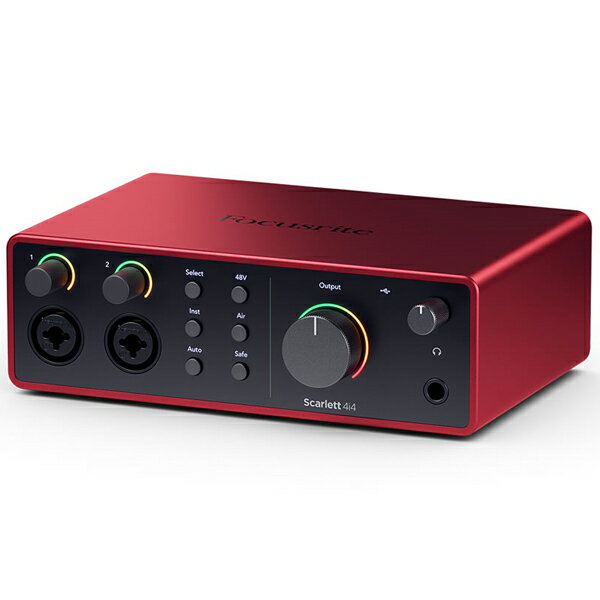 【即納可能】Focusrite Scarlett 4i4 (gen4)（新品）【送料無料】【国内正規流通品】【区分A】