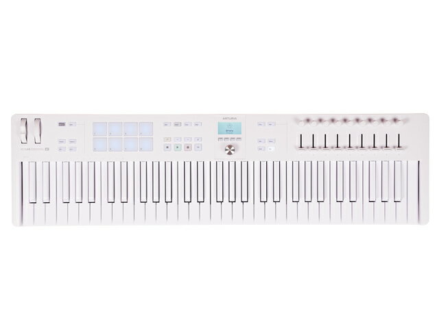 Arturia KeyLab Essential 61 MK3 Alpine White KEYLAB ESN 61 MK3 APWH MIDIコントローラー キーボード（新品）【送料無料】【区分F】