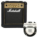 【即納可能】Marshall MG10 GOLD［MG10G］+ Roland ケーブル セット（新品）【送料無料】【区分C】