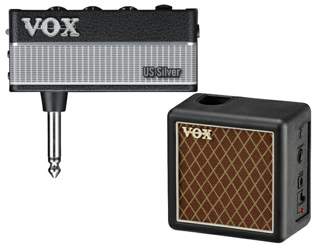 【即納可能】VOX amPlug3 US Silver + amPlug2 Cabinet セット[AP3-US／AP2-CAB] （新品）【送料無料】【区分A】