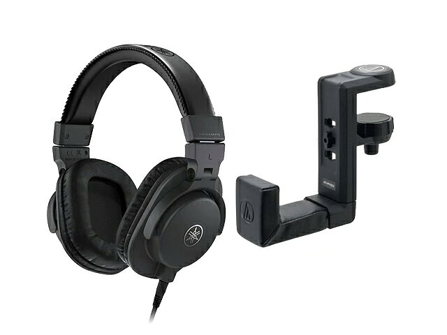 YAMAHA ヤマハ HPH-MT5 + ヘッドホンハンガー AT-HPH300 セット　ヘッドホン