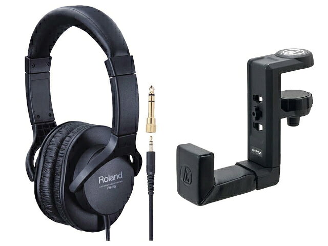 Roland ローランド RH-5 + audio-technica AT-HPH300 セット　モニターヘッドホン
