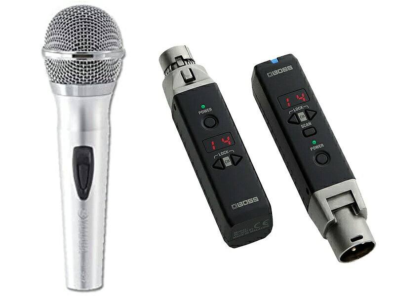 BOSS ボス WL-30XLR + YAMAHA DM-305　ダイナミックマイク+ワイヤレスシステム
