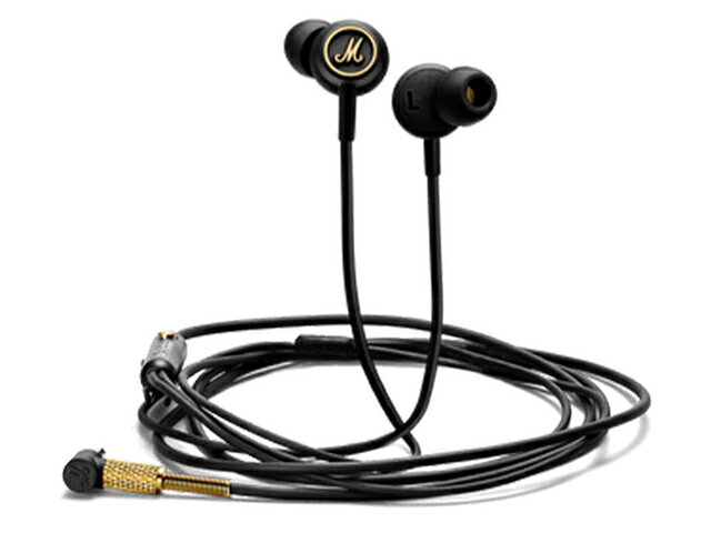 MARSHALL MODE EQ BLACK AND BRASS イヤホン 有線【配送区分A】