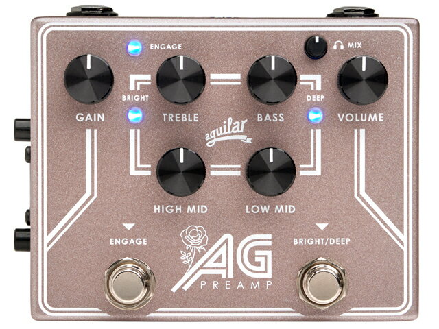 [̸]Aguilar AG Preamp Breast Cancer Awareness Edition [PEDAL AG PREAMP BCAM] ...