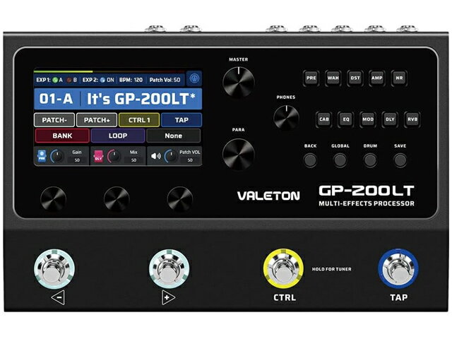 【国内正規品】VALETON ヴェイルトン GP-200LT　マルチエフェクター