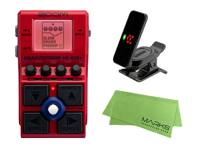 ZOOM ズーム MultiStomp MS-60B+ + KORG PC-2 + マークスクロスセット　エフェクター