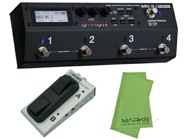 BOSS ボス MS-3 + FS-7 セット　マルチエフェクター