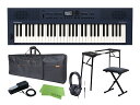 Roland GOKEYS3-MU + CB-B61+スタンド+チェア+ダンパーペダル セット ミッドナイトブルー シンセサイザー
