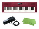 Roland GOKEYS3-RD + ダンパーペダル DP-10セット ダークレッド シンセサイザー