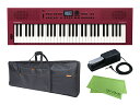 Roland GOKEYS3-RD + CB-B61 + DP-10セット ダークレッド シンセサイザー